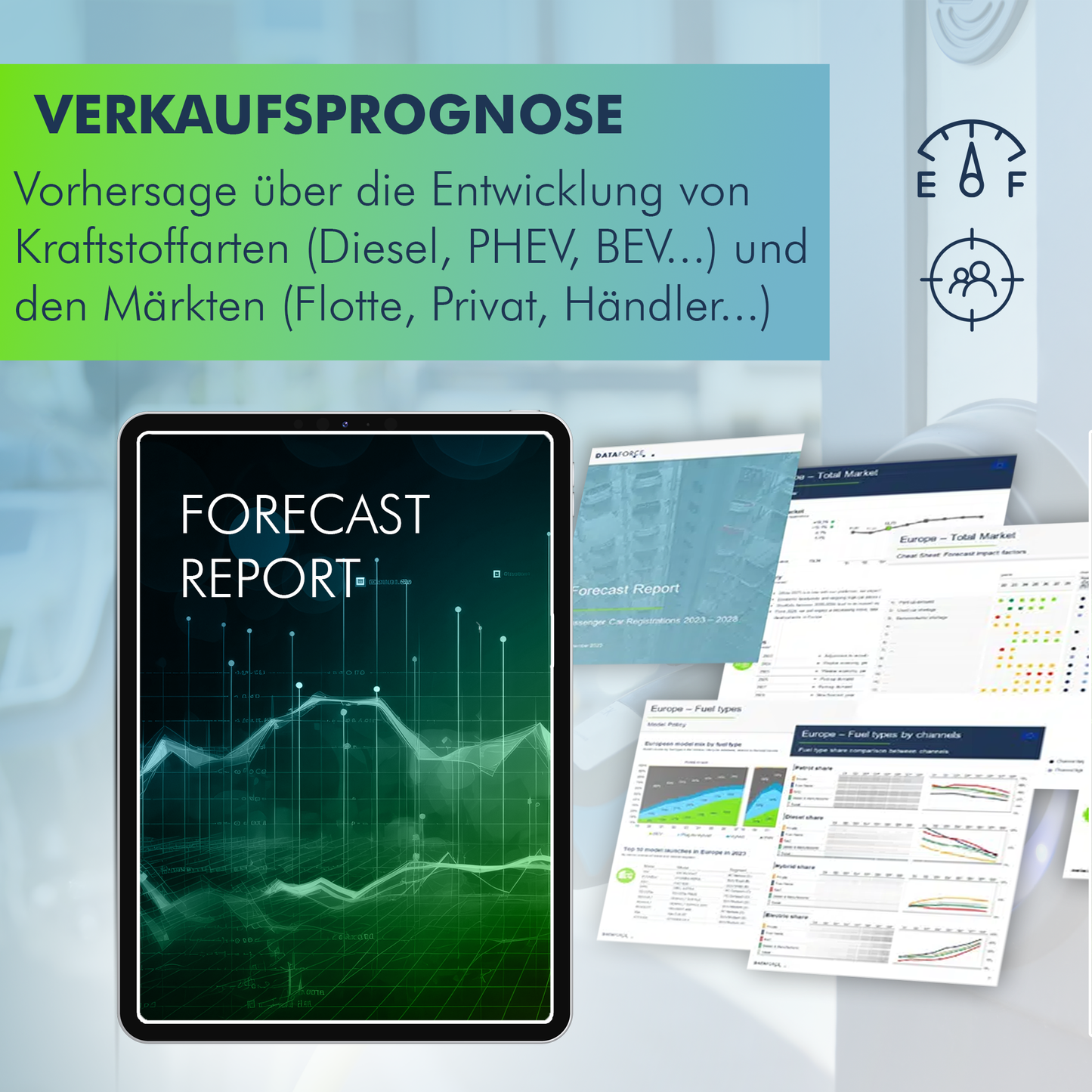 Verkaufsprognose 2029 - Gesamt (Kraftstoffart + Zielgruppe)